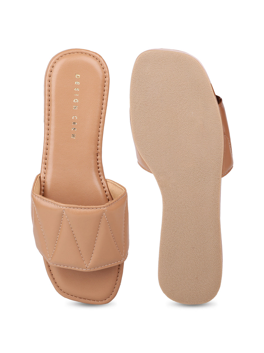 Quilting Slide Casual Sandal