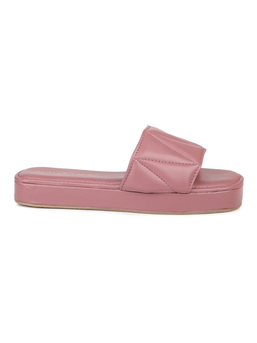 Quilting Slide Casual Sandal