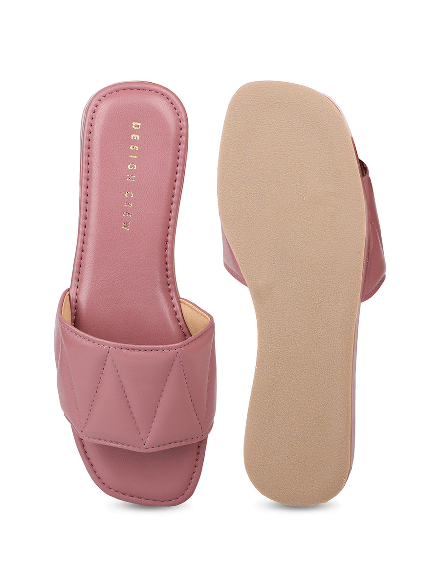 Quilting Slide Casual Sandal