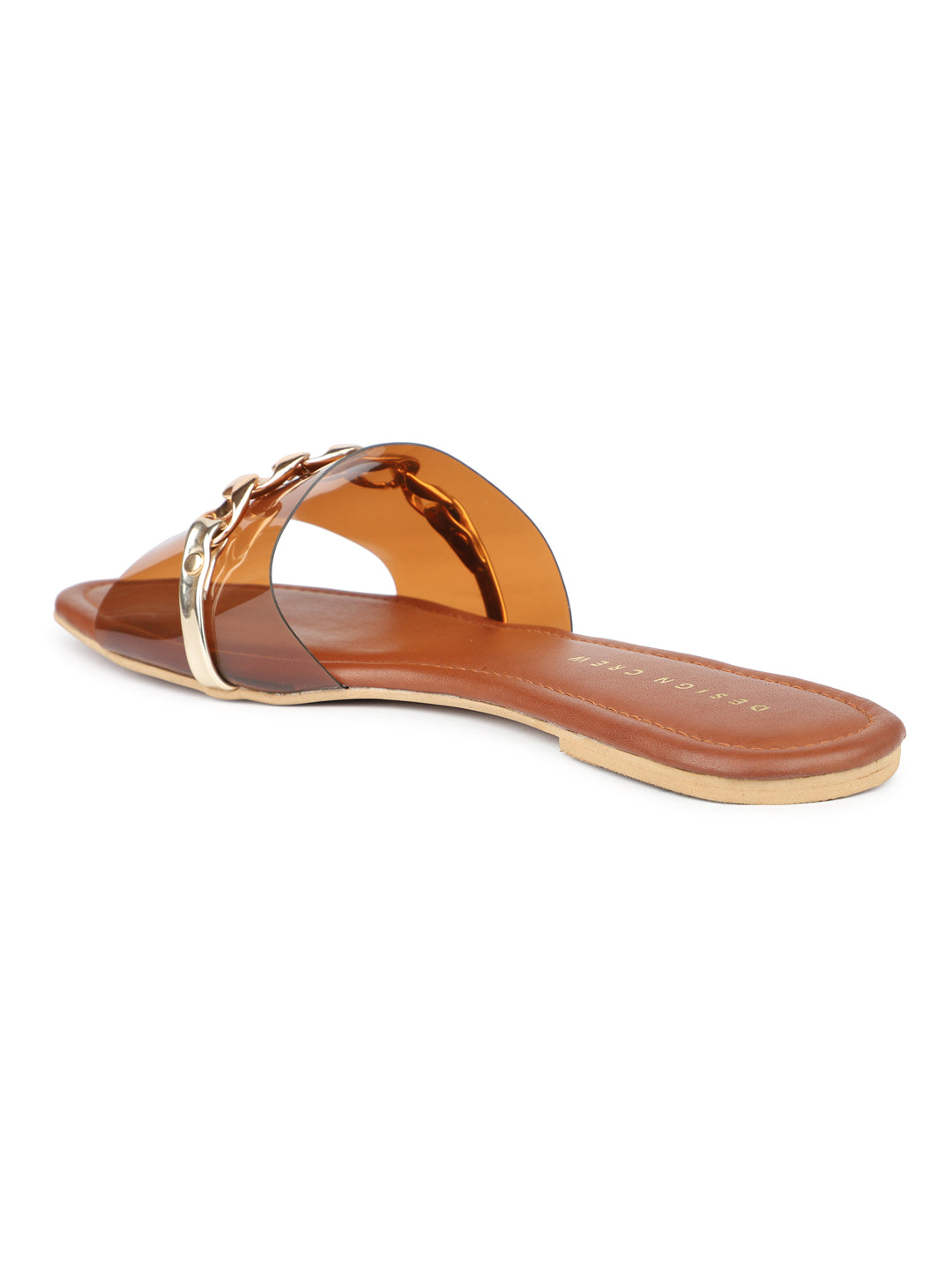 Transparent Slide With Chain Detail