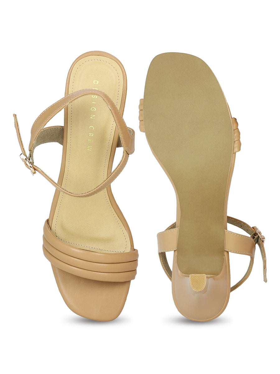 Puffy Quilted Vamp Sandal