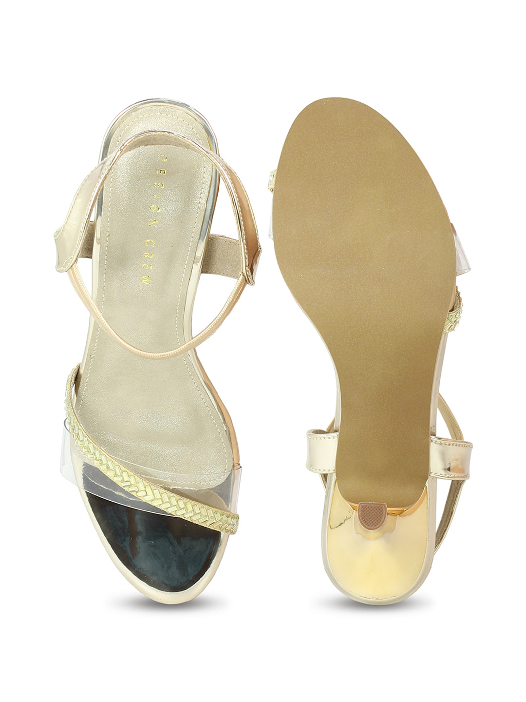 Glittering With Crystals Slingback Sandal