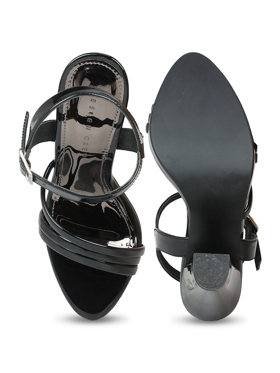 Block Heel Ankle Strap Sandal | Design Crew