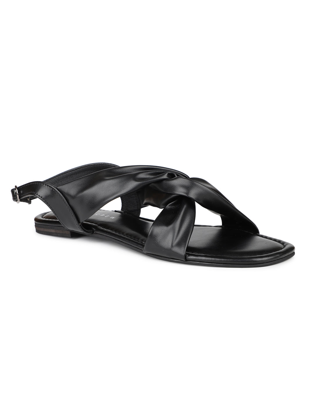 Knotted Buckle Sandal