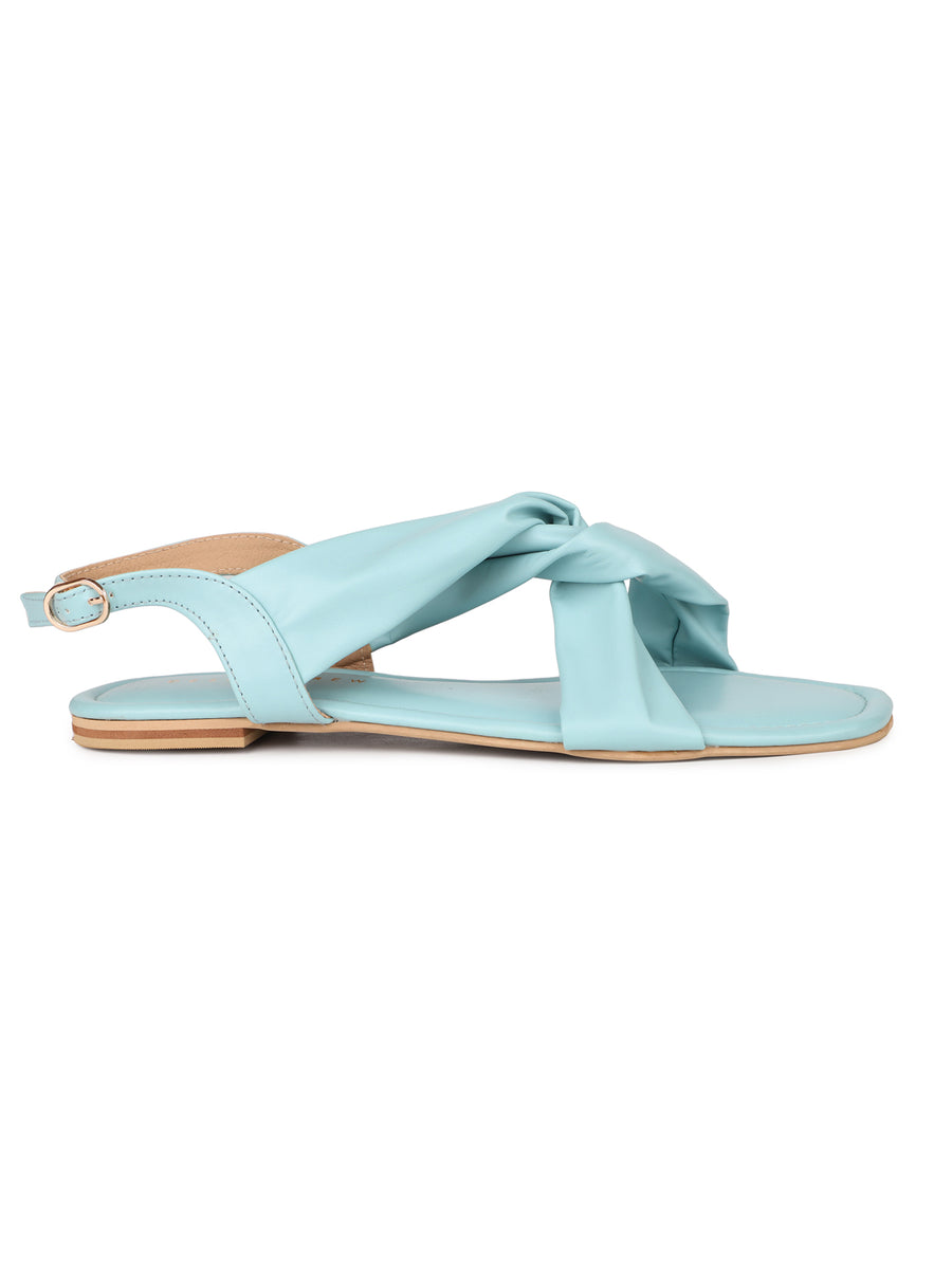 Knotted Buckle Sandal