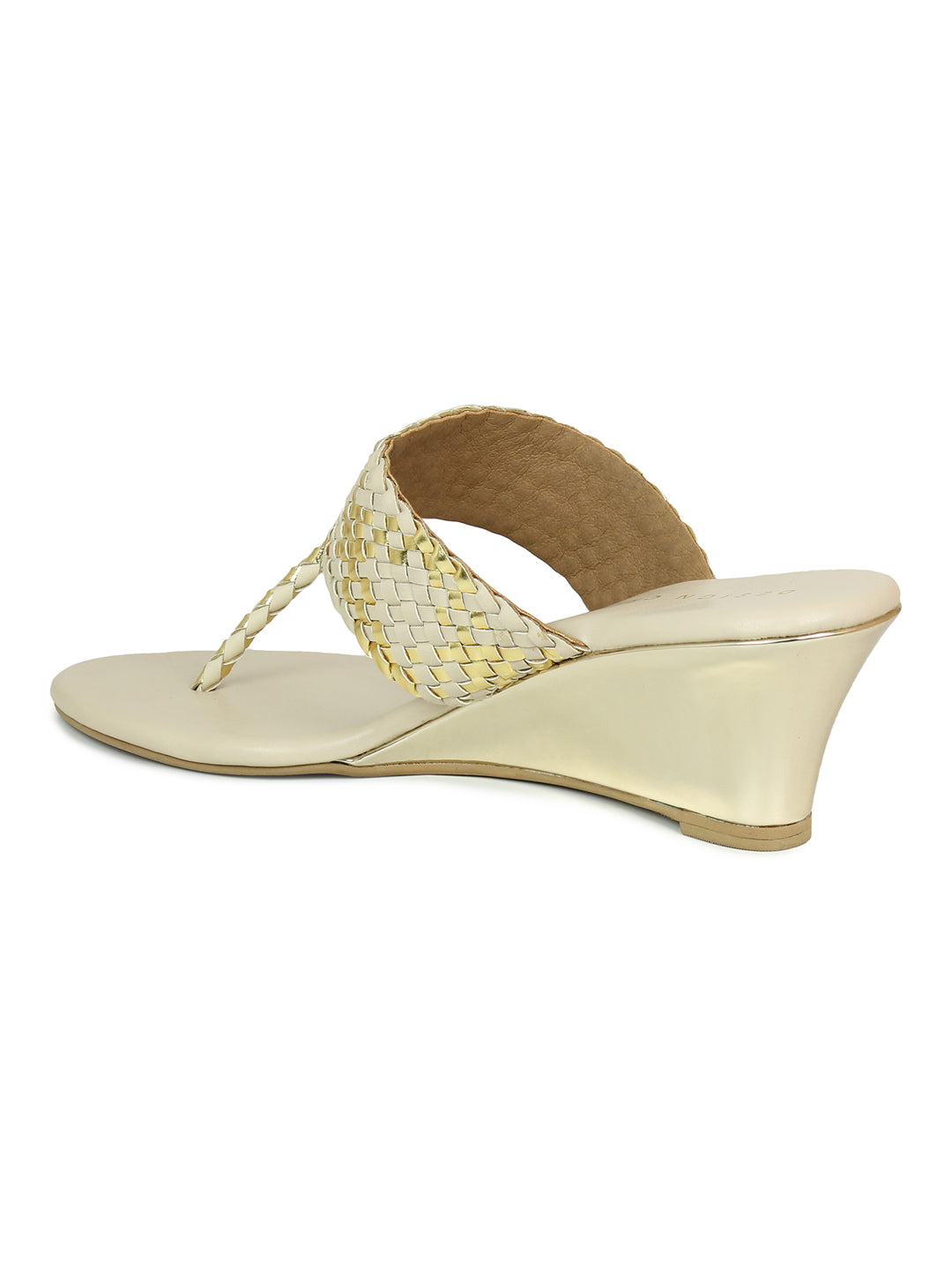 Wedge Braided Slide Sandal