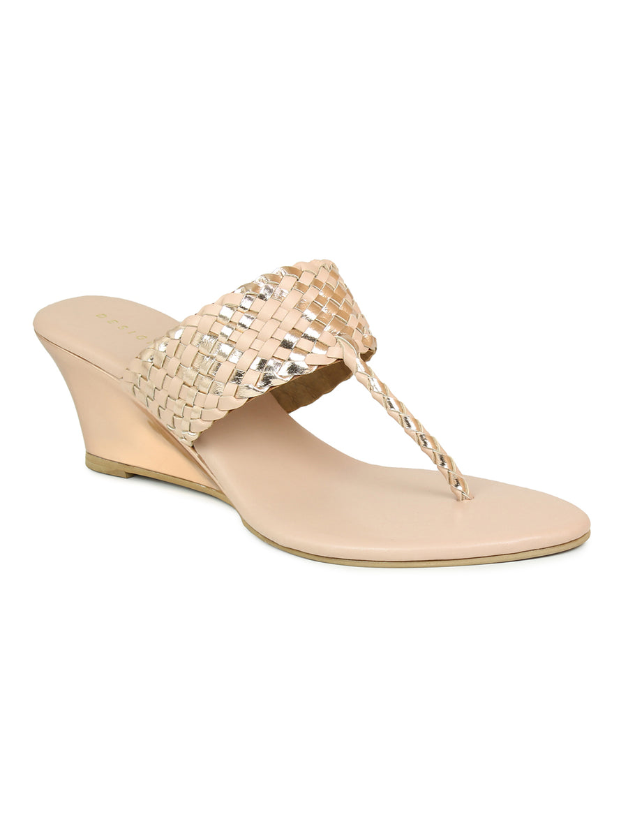 Wedge Braided Slide Sandal