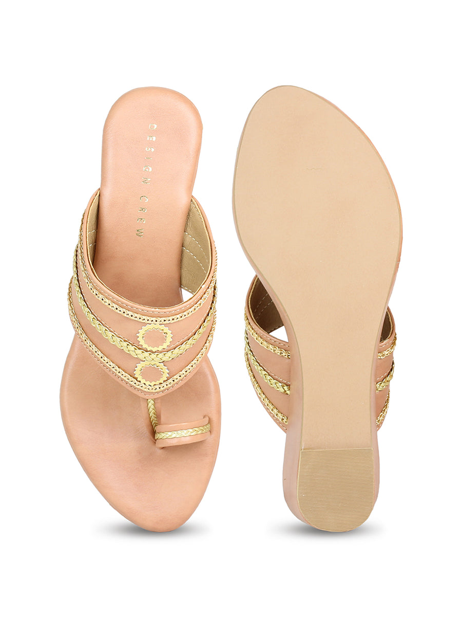 Kholapuri Inspired Wedge Sandal