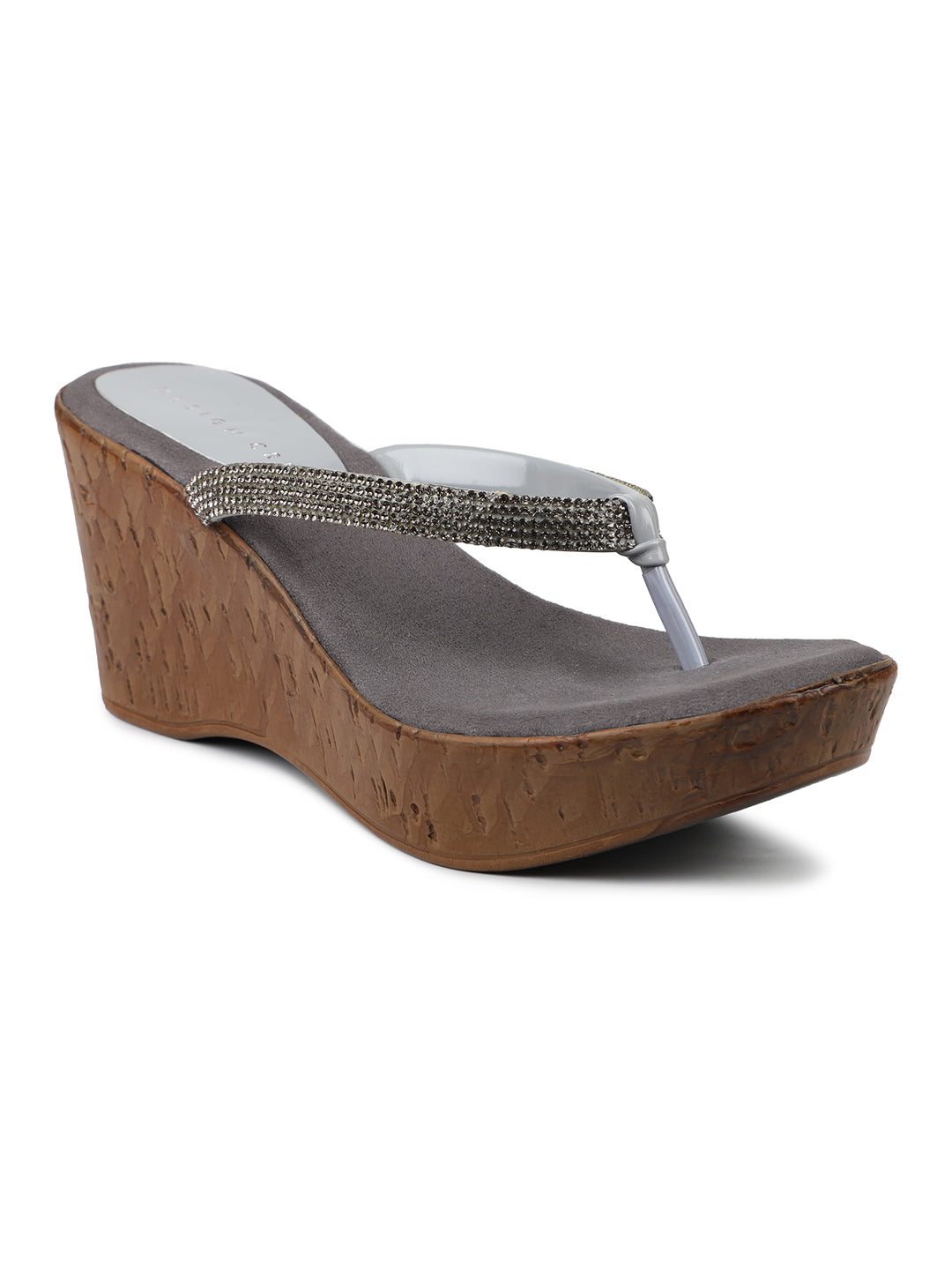 Glittery Jeweled Thong Sandal