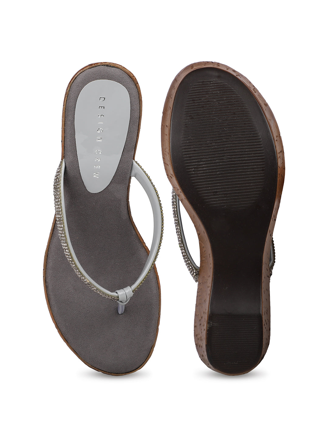 Glittery Jeweled Thong Sandal