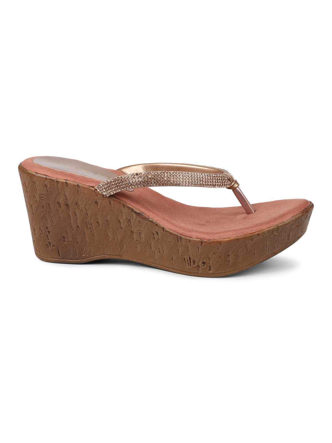 Glittery Jeweled Thong Sandal