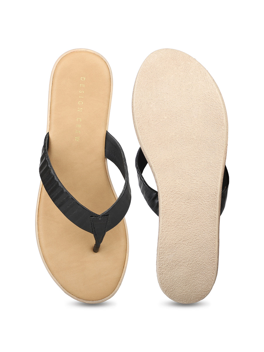 Ruched Thong Platform Sandal