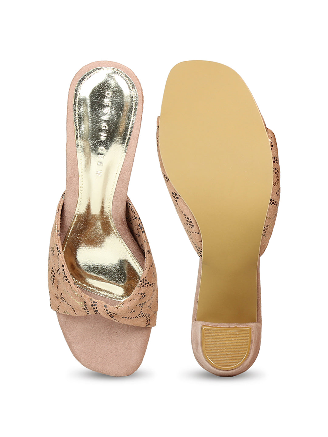  Intertwined Vamp Slide  Sandal