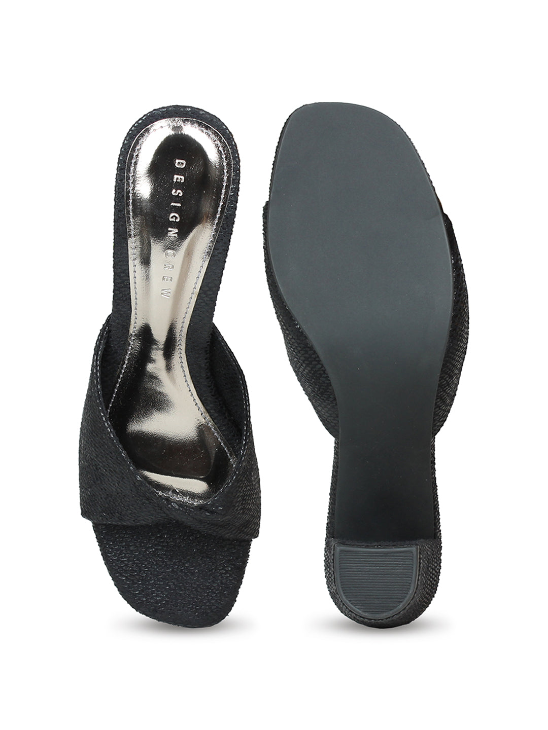 Intertwined Vamp Slide  Sandal