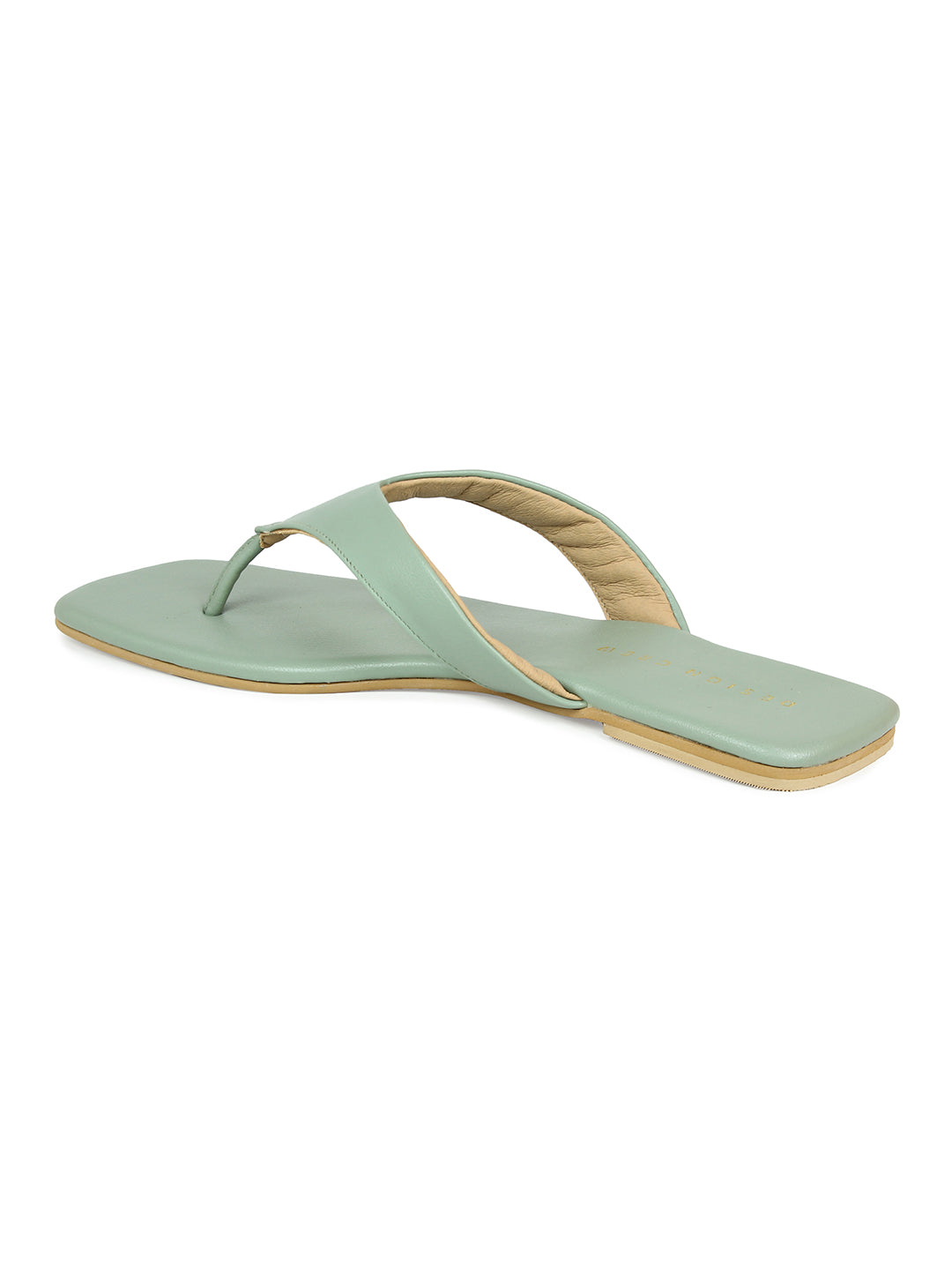 Wide Strap Thong Sandal