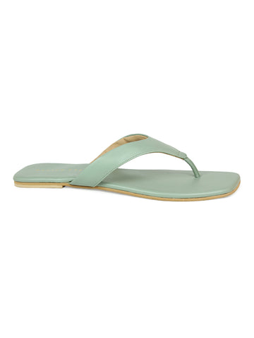 Wide Strap Thong Sandal