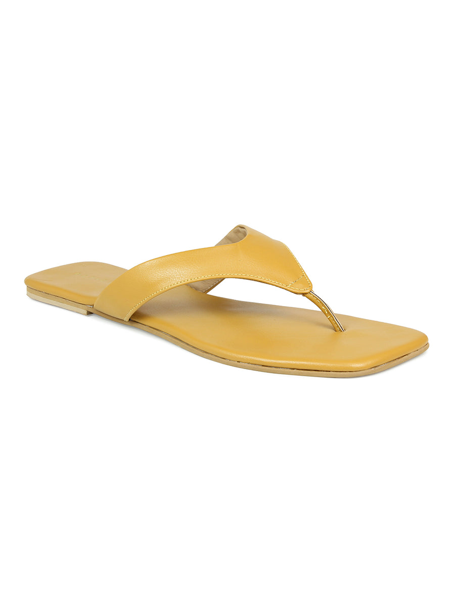 Wide Strap Thong Sandal