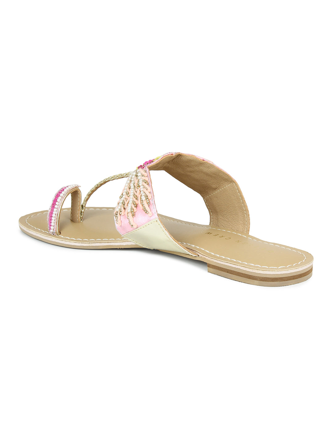 Embroidered Thong Sandal