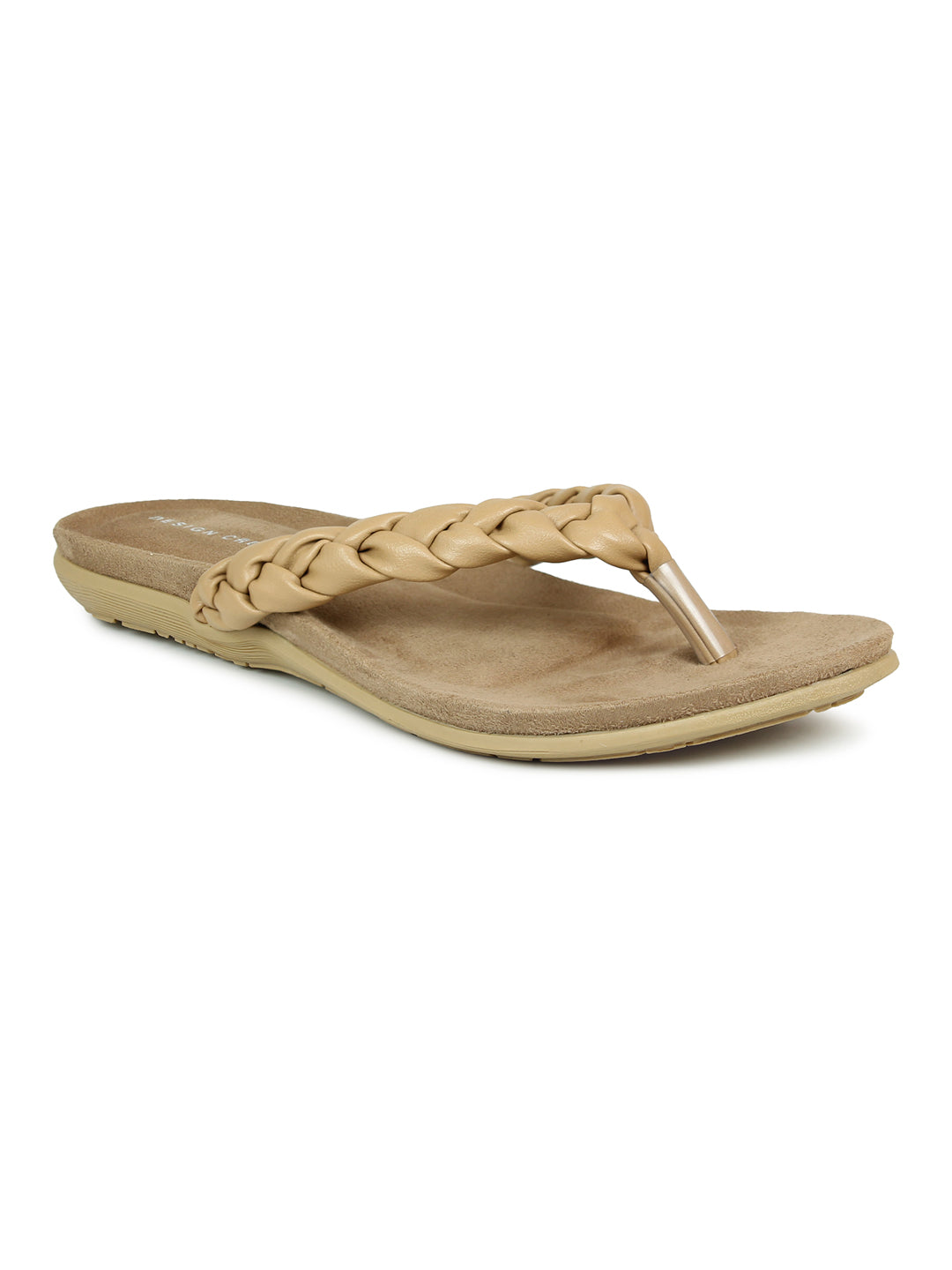 Soft Braided V Strap Sandal