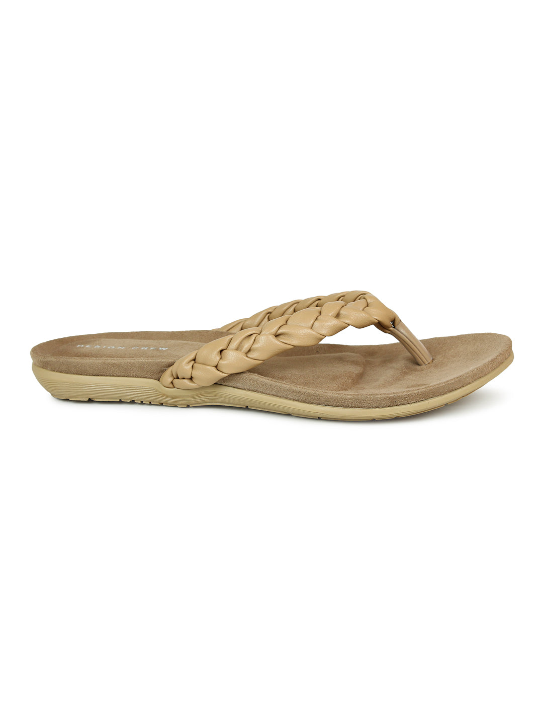 Soft Braided V Strap Sandal