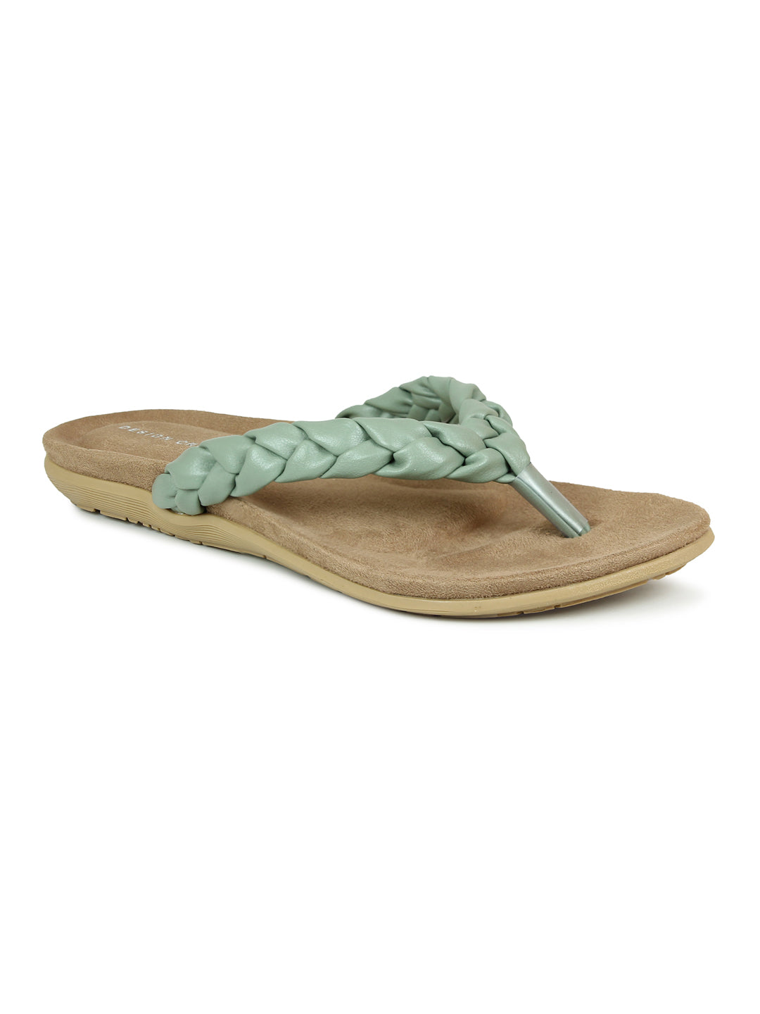 Soft Braided V Strap Sandal