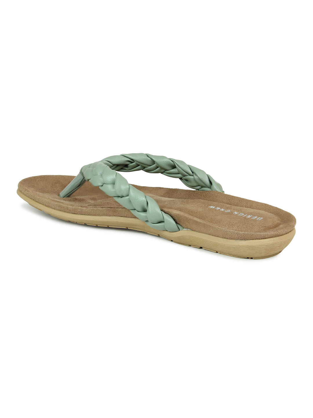 Soft Braided V Strap Sandal