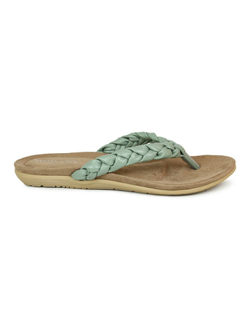 Soft Braided V Strap Sandal