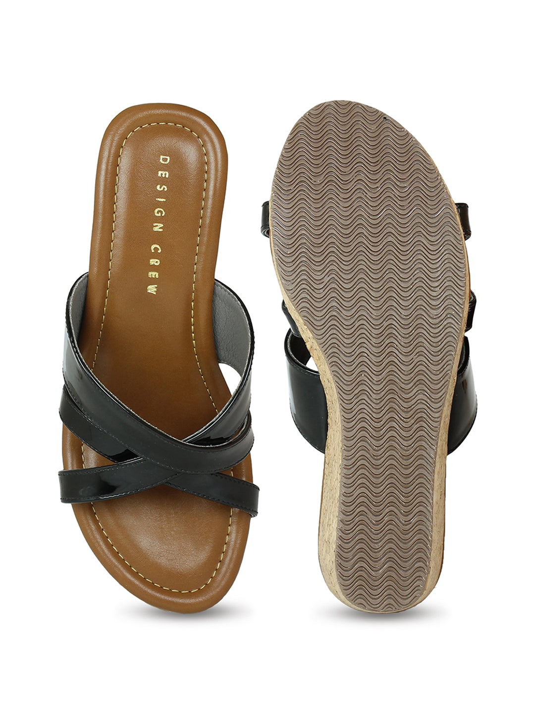 CrissCross Platform Casual Sandal
