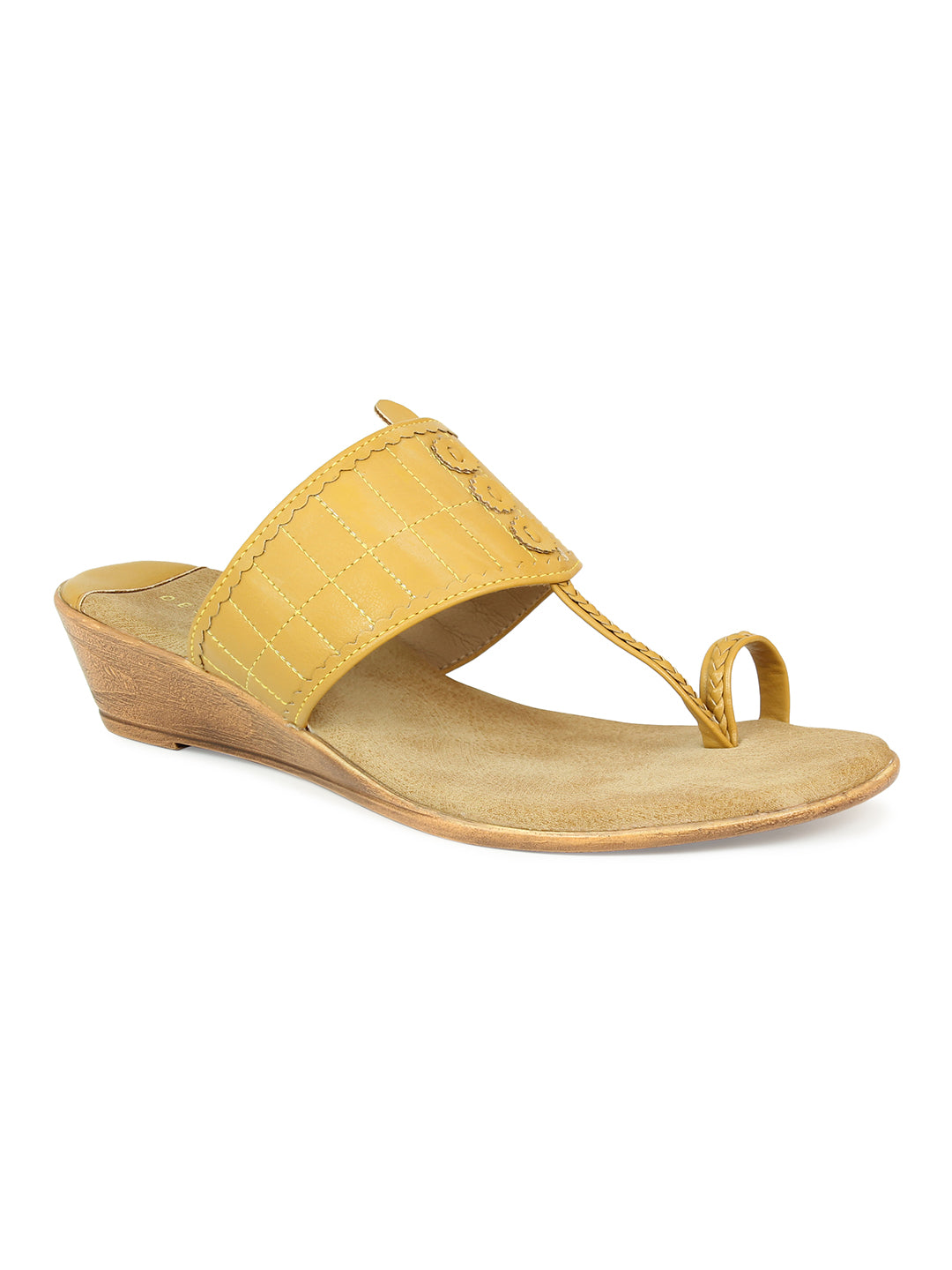 Kholapuri Inspired Wedge Sandal