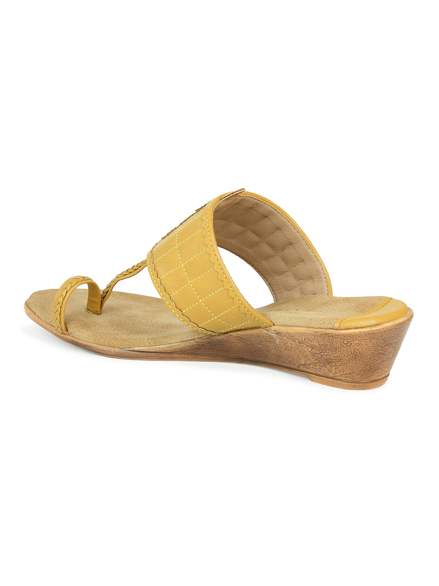 Kholapuri Inspired Wedge Sandal