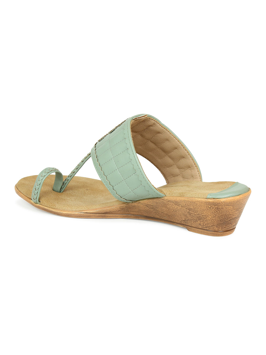 Kholapuri Inspired Wedge Sandal