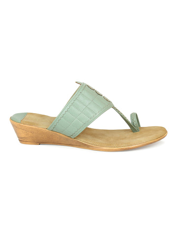 Kholapuri Inspired Wedge Sandal