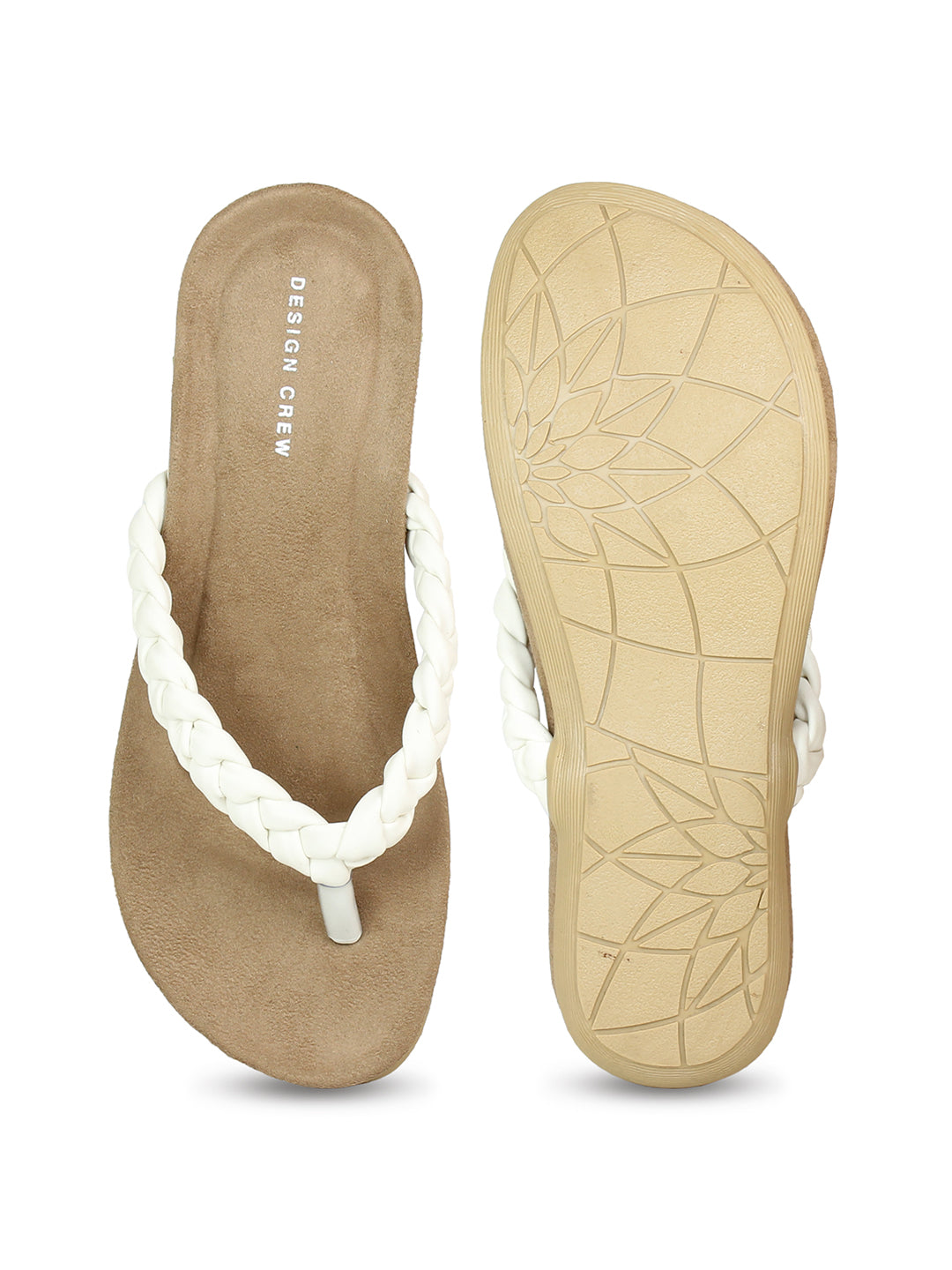 Soft Braided V Strap Sandal