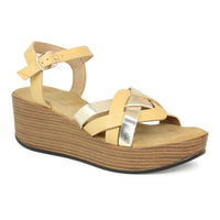 Crisscross Sandal With Ankle Straps