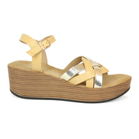 Crisscross Sandal With Ankle Straps