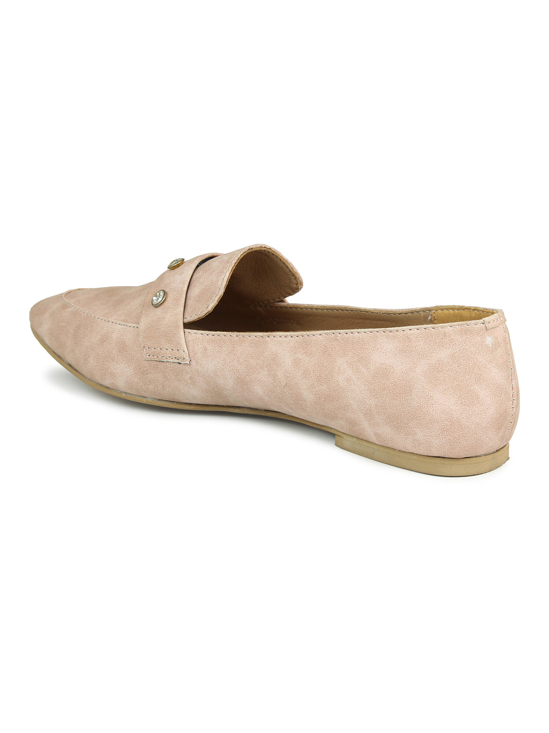 Classic Diamond Studded Pointed Loafer