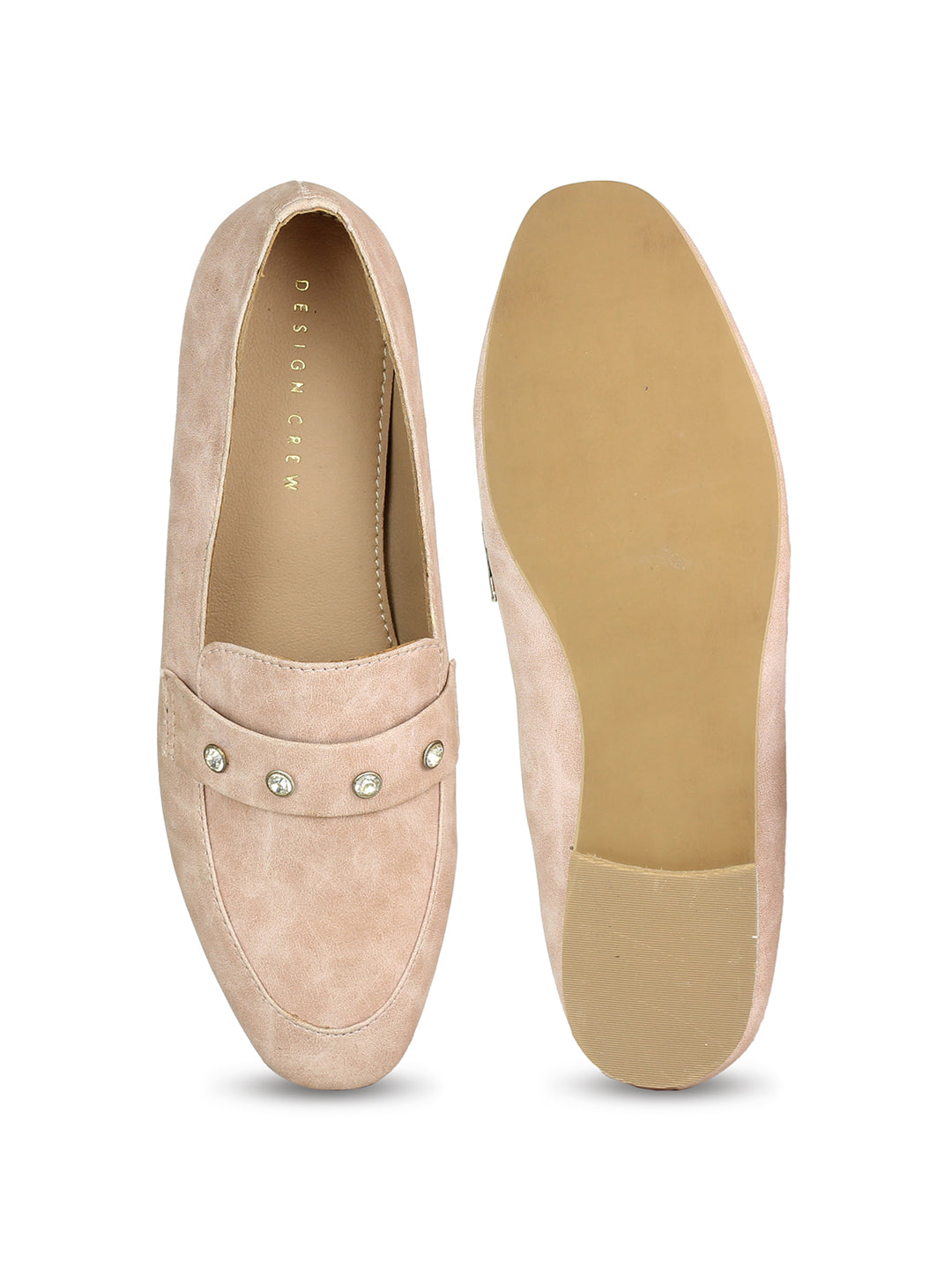 Classic Diamond Studded Pointed Loafer