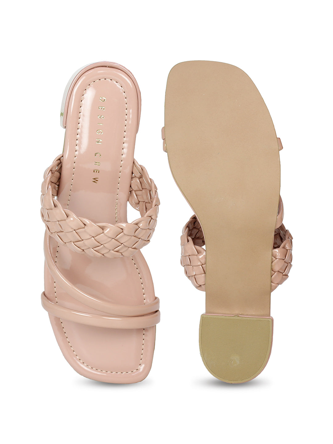 Tea Pink Heel Slide Sandal | Design Crew