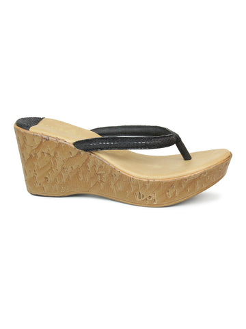 V Strap Platform Sandal
